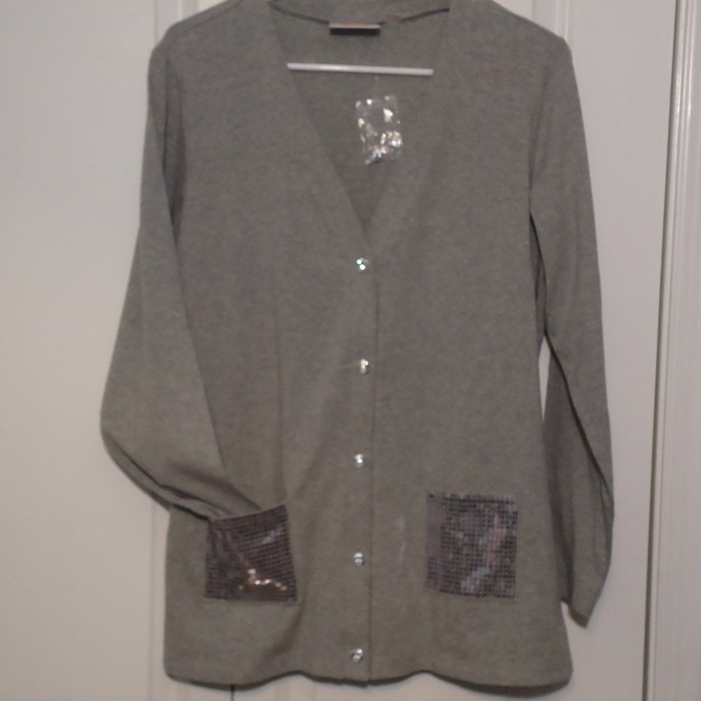 Sequin Pocket NWT Cardigan